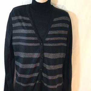 Two-piece Black Sweater Dress